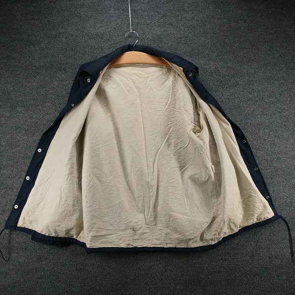 Velva Sheen Bell Telephone Men's Jacket Blue Medium Lined Snap Closure Vintage - Picture 5 of 16